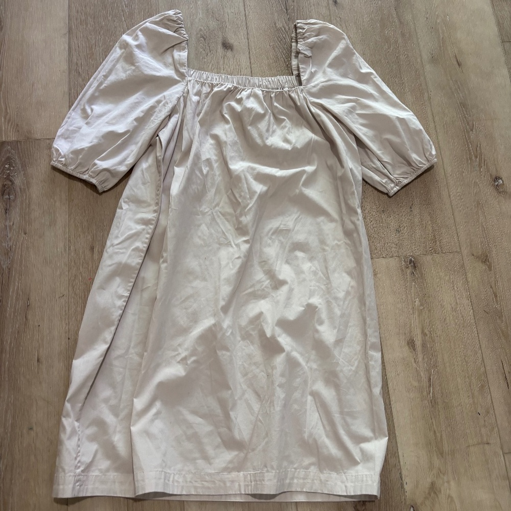 Faherty Dress very light khaki Medium